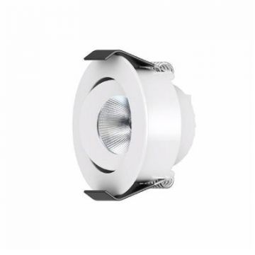 Koopman LED Camicro Downlight kantelbaar dimbaar 4W 45° wit 2.700K IP44 Spot wit-1