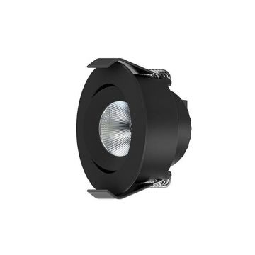 Koopman LED Camicro Downlight kantelbaar zwart Spot zwart-1