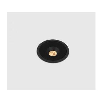 Kreon Up 80 Circular wall ceiling flood 21° recessed 2700K Grond Inbouw Tuinverlichting zwart-1