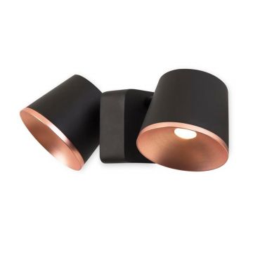 LEDS-C4 Drone Double Wandlamp bruin-1