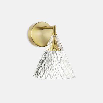 LEDS-C4 Veneto Wall Fixture 8.3W LED warm-white 2700K ON-OFF Polished br Wandlamp goud/messing-1