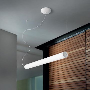 Linea Light Tu-O met black cover Hanglamp wit-1