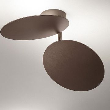 Lodes Puzzle Double Round Wandlamp brons-1