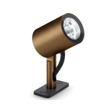 Lombardo Ago Garden 40°LED 3K Brown Anodized Alluminium Grond Opbouw Tuinverlichting bruin-1