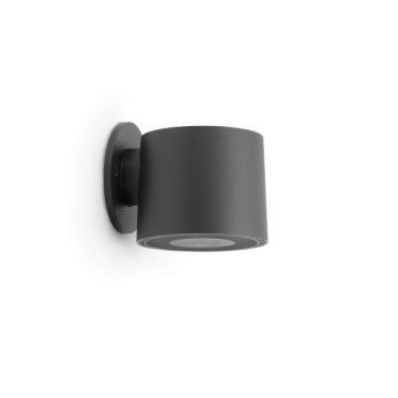 Lombardo Clic Wall  LED 3K Dark Grey RAL 7021 Wand Tuinverlichting  donkergrijs-1