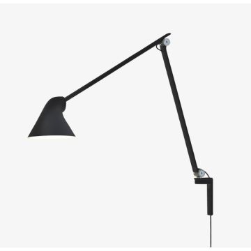Louis Poulsen NJP Wall Lamp long arm 2700K 10W Wandlamp zwart-1