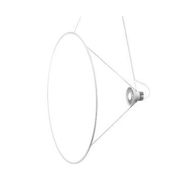 Luceplan Amisol Ø 110 53W 3000K CRI 90 opal Dali Hanglamp wit-1