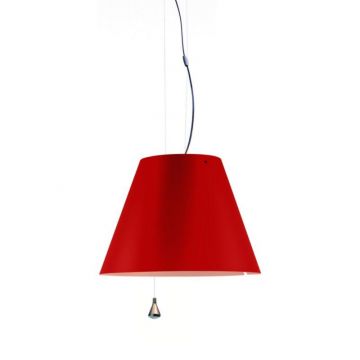 Luceplan Costanza D13 sa.s. (met rode kap) Hanglamp rood-1
