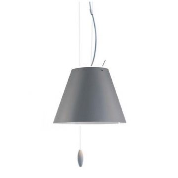 Luceplan Costanzina met kapkleur concrete grey Hanglamp lichtgrijs-1