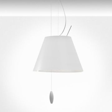 Luceplan Costanzina SALE D13 s.pi. met Mystic White kap Hanglamp wit-1
