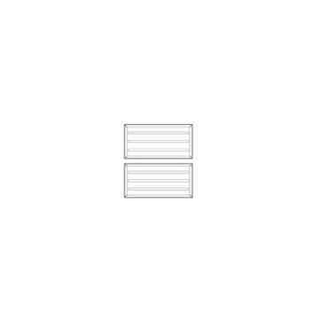 Luceplan D93/3 Pair of panels white/beige180 cm for D93 DIADE Hanglamp wit-1