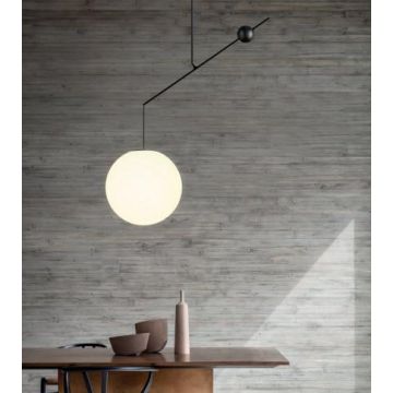 Luceplan Malamata Suspension brushed brass Hanglamp brons-1