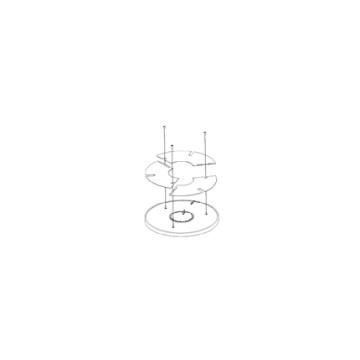 Luceplan Pétale D71/0AC cover for D71CV Hanglamp wit-1