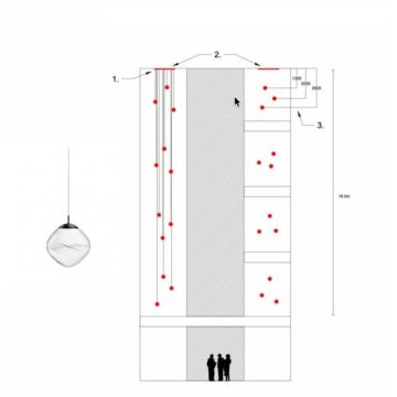 Lumina 12 Special Aether S Dali 3000K Hanglamp wit-1