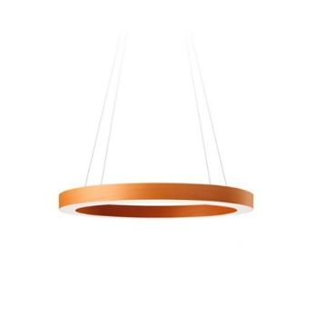 LZF Oh! Line Medium Orange Matt Black Hanglamp oranje-1