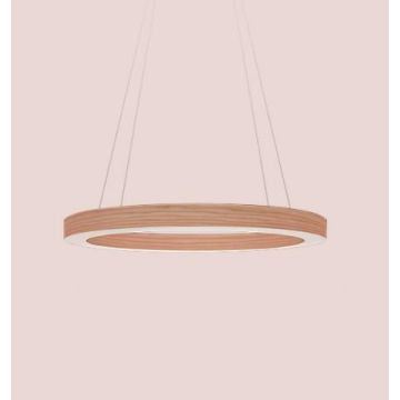 LZF Oh! Line Medium Pale Rose Matt Black Hanglamp roze-1