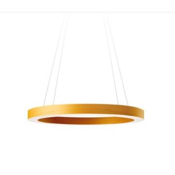 LZF Oh! Line Medium Yellow Matt Black Hanglamp geel-1