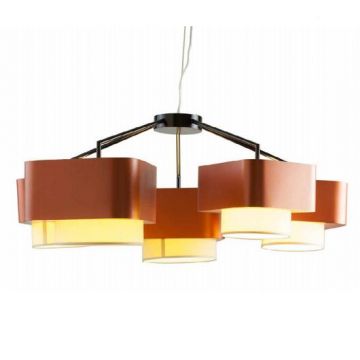 Mambo / UTU Carousel 5 Arms Hanglamp oranje-1