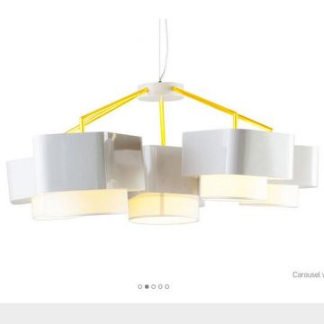 Mambo / UTU Carousel 5 Arms Hanglamp wit-1