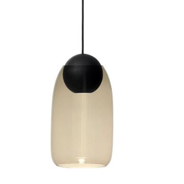 Mater Glass Shade - Smoked Hanglamp lichtgrijs-1
