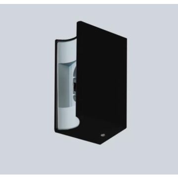Mawa Design linestra | li7 S14d, max. 60W Black Wandlamp zwart-1