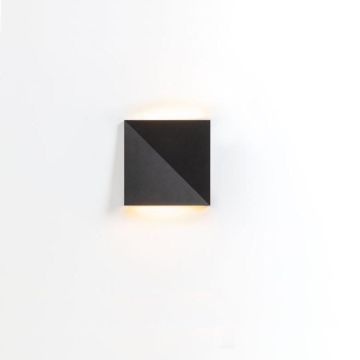 Modular Dent Small LED GE Wandlamp zwart-1
