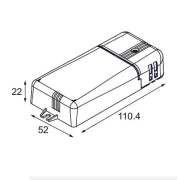 Modular LED driver 250-900mA 13-20W 0/1-10V/pushdim AM Trafo's  ballast-1