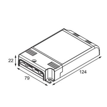Modular LED driver 350-1050mA 25-60W 0/1-10V/pushdim/dali Trafo's  ballast-1