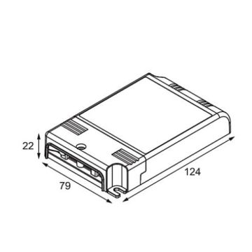 Modular LED driver 350-1050mA 25-60W 0/1-10V/pushdim Trafo's  ballast-1