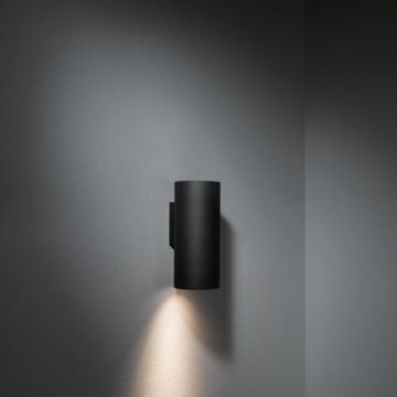 Modular Lotis Tube Wall 85 1x GU10 Black Structure - Gold Anodised Wandlamp zwart-1