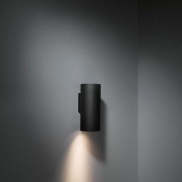 Modular Lotis Tubed Wall 1x GU10 Wandlamp zwart-1