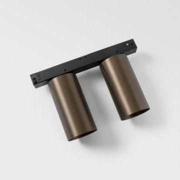 Modular Minude Track 48V Adjustable 45 2x LED 2700K Medium 1-10V Bronze  Rails, Tracks & Kabelsystem brons-1
