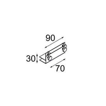 Modular Mounting Kit  12534009 Montagemateriaal wit-1