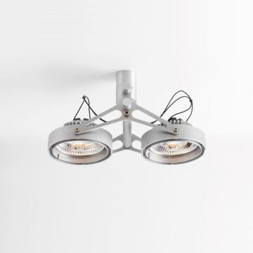 Modular Nomad 2x LED AR111 GE 2700, 45Âş Spot aluminium-1