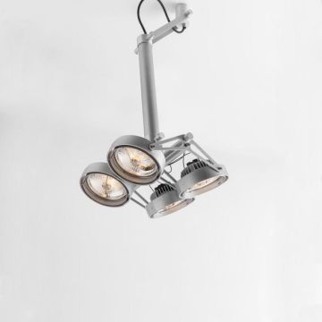 Modular Nomad 4x AR111 LED 1-10V/Tre dim GI Spot zwart-1