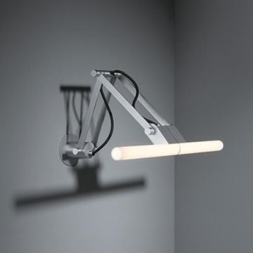 Modular Nomad  Linestra Short S14d (excl. lichtbron) Wandlamp aluminium-1