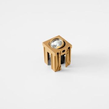 Modular Qbini Adjustable 1x LED 2700K Medium DE Gold Matt Downlighters goud/messing
