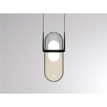 Molto Luce PILLE PDI grey champagne Hanglamp zwart-1