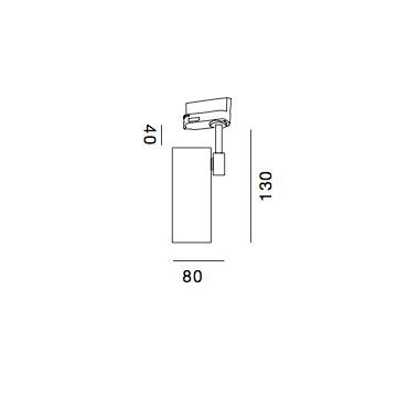 Molto Luce Shooter trackspot Rails, Tracks & Kabelsystem wit-1