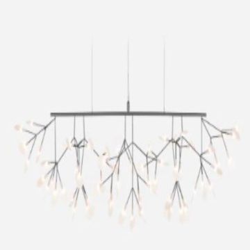 Moooi Heracleum III Linear Nickel 10 MTR  Hanglamp nikkel-1