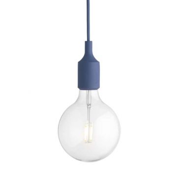 Muuto E27 LED Pale Blue Hanglamp blauw-1