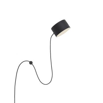 Muuto Post Wall Lamp Wandlamp zwart-1