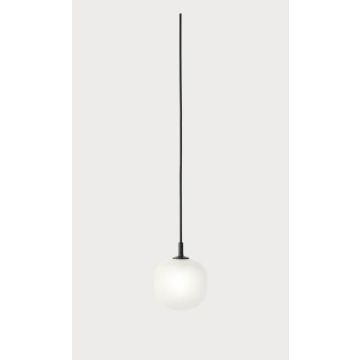 Muuto Rime Ă12 black Hanglamp transparant-1