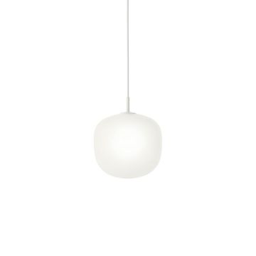 Muuto Rime 125Ø Orange Hanglamp wit-1