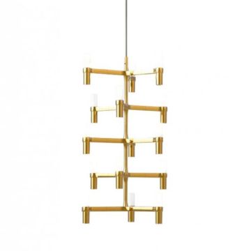 Nemo Lighting Crown Multi Hanglamp goud/messing-1