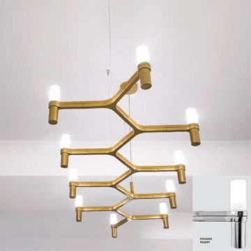 Nemo Lighting Crown Plana Linea Hanglamp aluminium-1