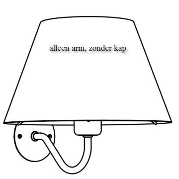 Nosta Marcel C1 Wandlamp wit-1