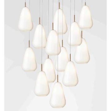 Nuura Anoli 13 nordic nordic gold / opal Hanglamp wit-1