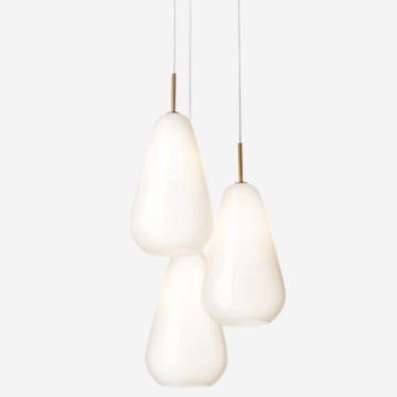 Nuura Anoli 3 nordic gold / opal Hanglamp wit-1
