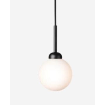 Nuura Apiales 1 satin black / opal Hanglamp zwart-1